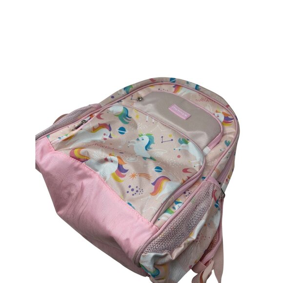Mommore Unicorn Kids Backpack Pink With Mesh Pockets & Adjustable Straps - Picture 8 of 8